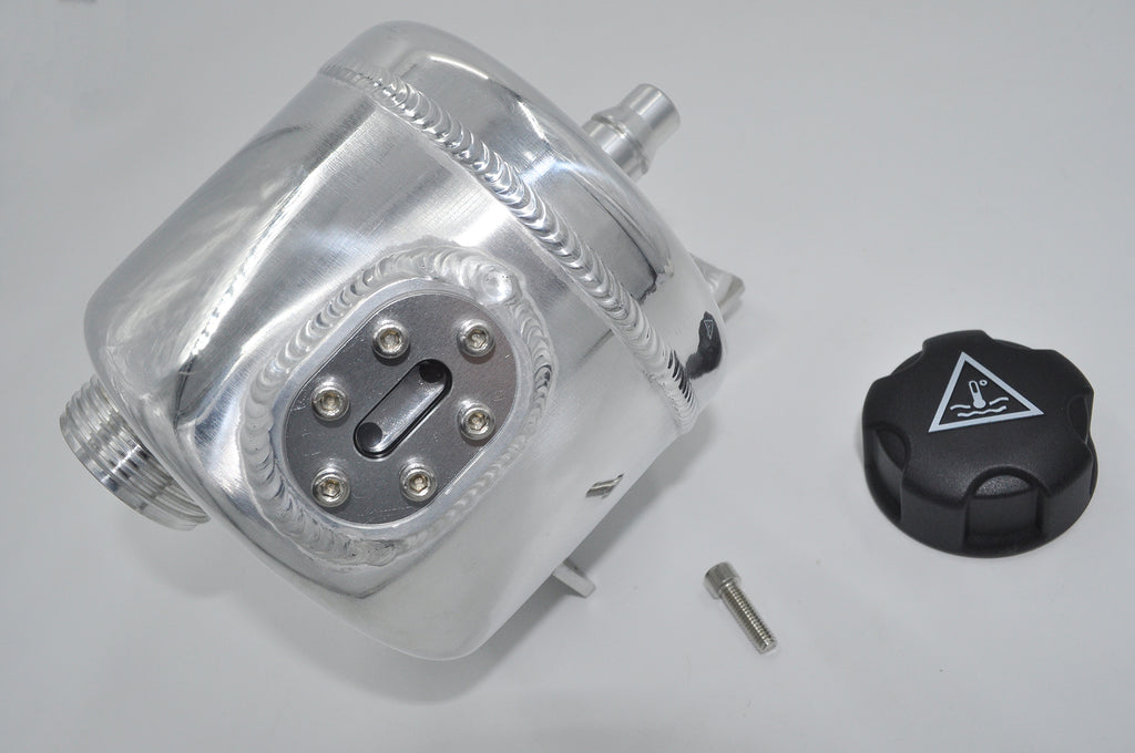 Aluminum Alloy Radiator Coolant Reservoir Tank fit 05-08 Mini R56 Cooper S W/ Cap