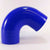4PLY Silicone 135 Degree Elbow intercooler Radiator Hose Blue