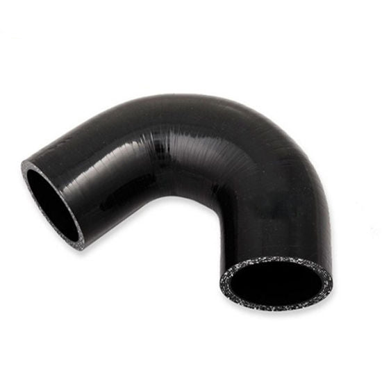 3 Inch (76mm) 90 Degree Silicone Elbow Hose - Black Turbo/Intake Pipe Connector