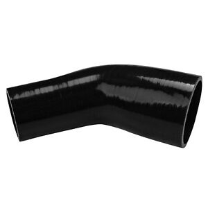 4PLY Silicone 45 Degree Elbow intercooler Radiator Hose Black