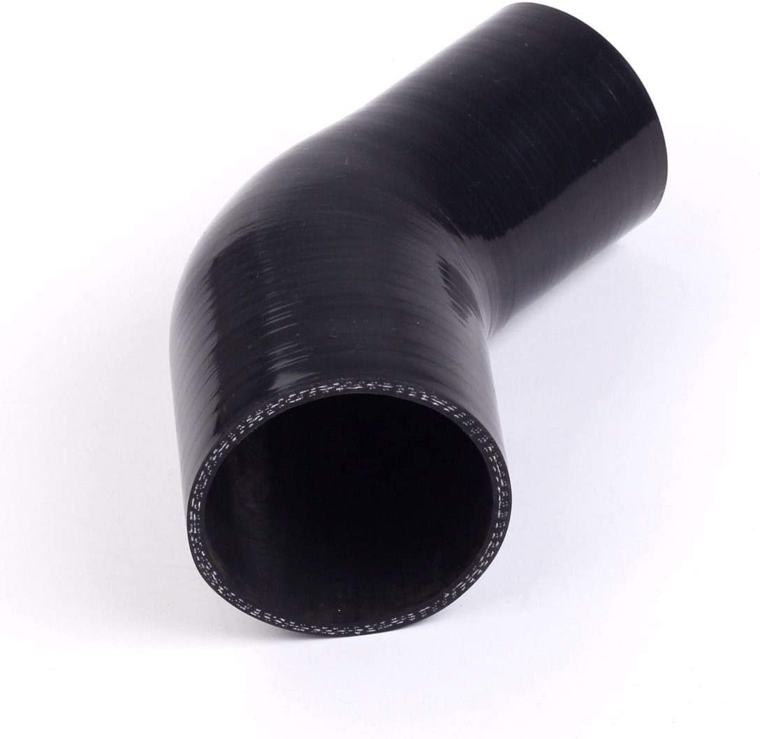 4PLY Silicone 45 Degree Elbow intercooler Radiator Hose Black