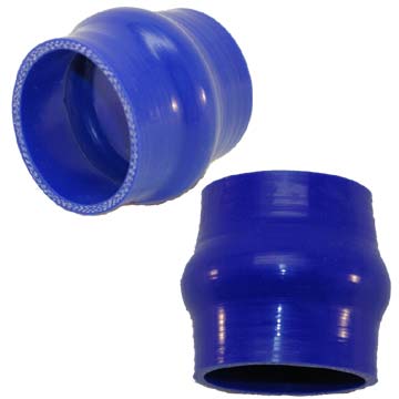 4-PLY Silicone Hump Bump Radiator Hose Coupler Blue