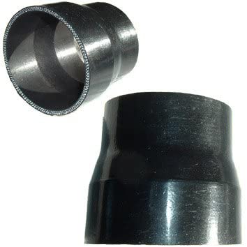 SILICONE STRAIGHT REDUCER TURBO RADIATOR HOSE BLACK