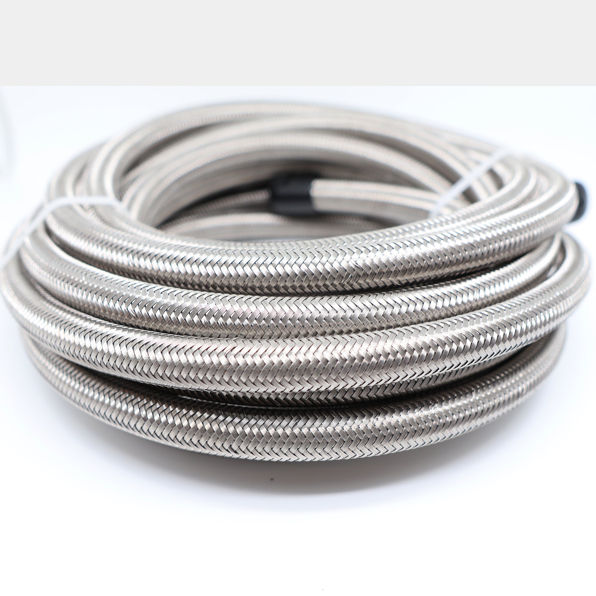 4AN|6AN|8AN|10AN|12AN -Stainless Steel Braided Fuel Hose 20ft