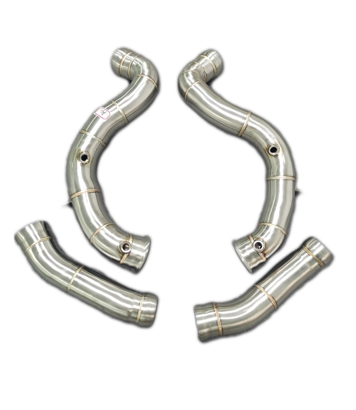 Stainless Steel Exhaust DECAT Race Downpipe for LHD Mercedes C63 AMG W205