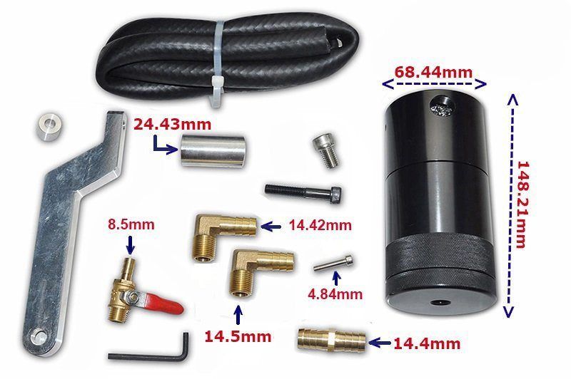 Dodge 09-19 Billet Catch Can Z-Bracket Scat Pack