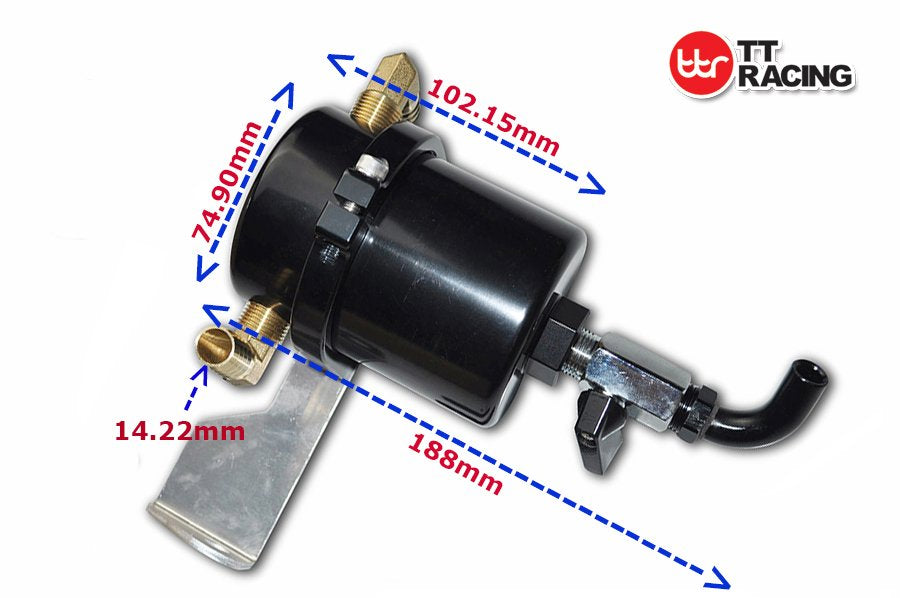 Billet Oil Catch Can AIR SEPARATOR GM Silverado Suburban 99-17